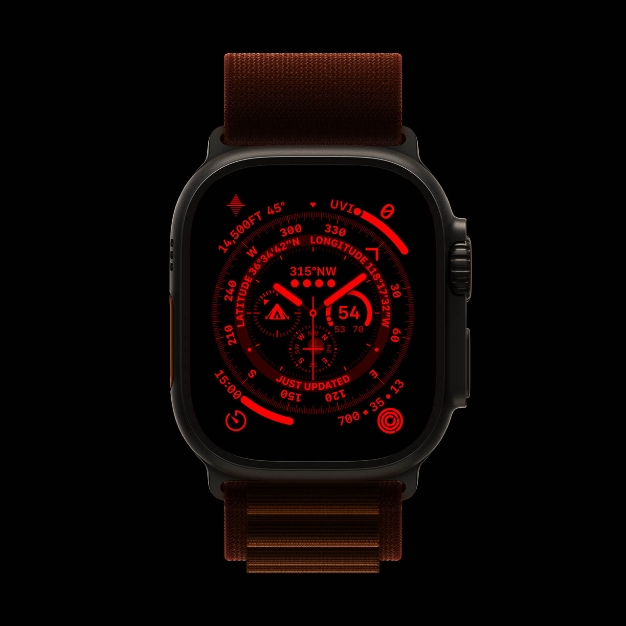 Chế độ ban đêm được tích hợp trên Apple Watch Ultra 