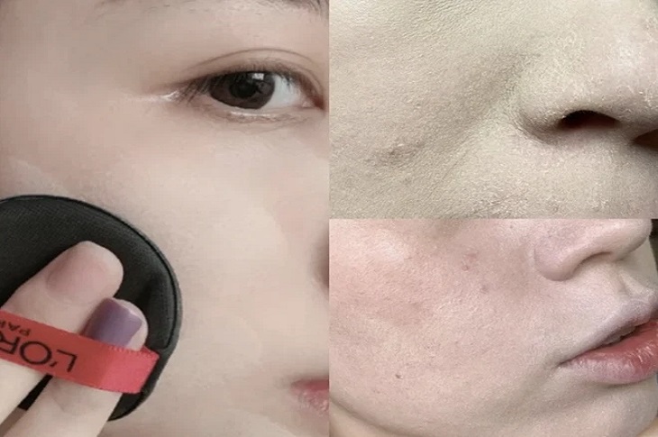 Using dirty sponge can result in uneven and patchy makeup