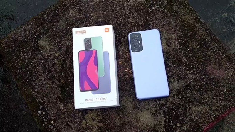 Thiết kế vỏ hộp của Redmi 11 Prime 4G khá quen thuộc và không quá nổi bật.