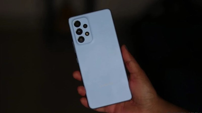 Thiết kế cụm camera sau trên Galaxy A53