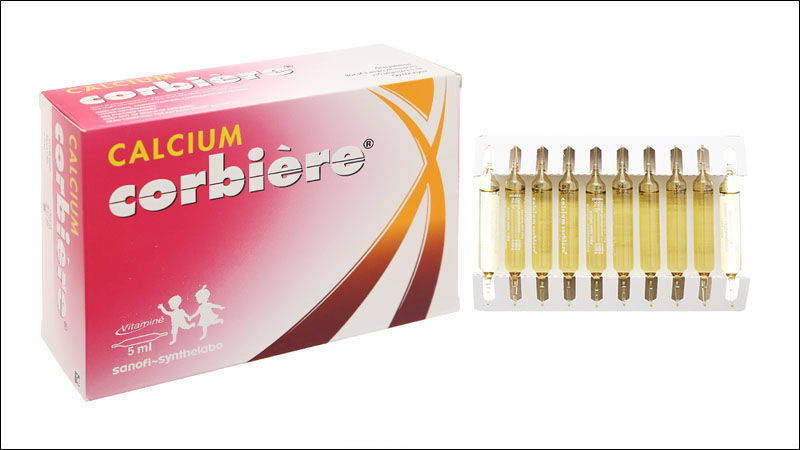 Calcium Corbiere dạng ống 5ml