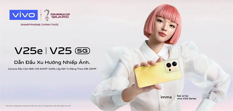 Hình ảnh imma đại sứ của Vivo 