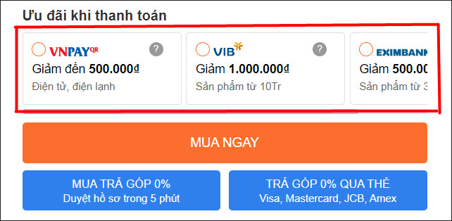 Ưu đãi khi thanh toán online của Blogdoanhnghiep.edu.vn