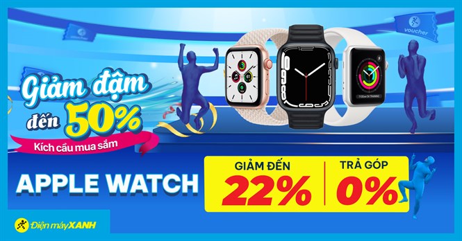 Apple Watch giảm đậm lên đến 22%, không cần lăn tăn chốt ngay deal hot tháng 10