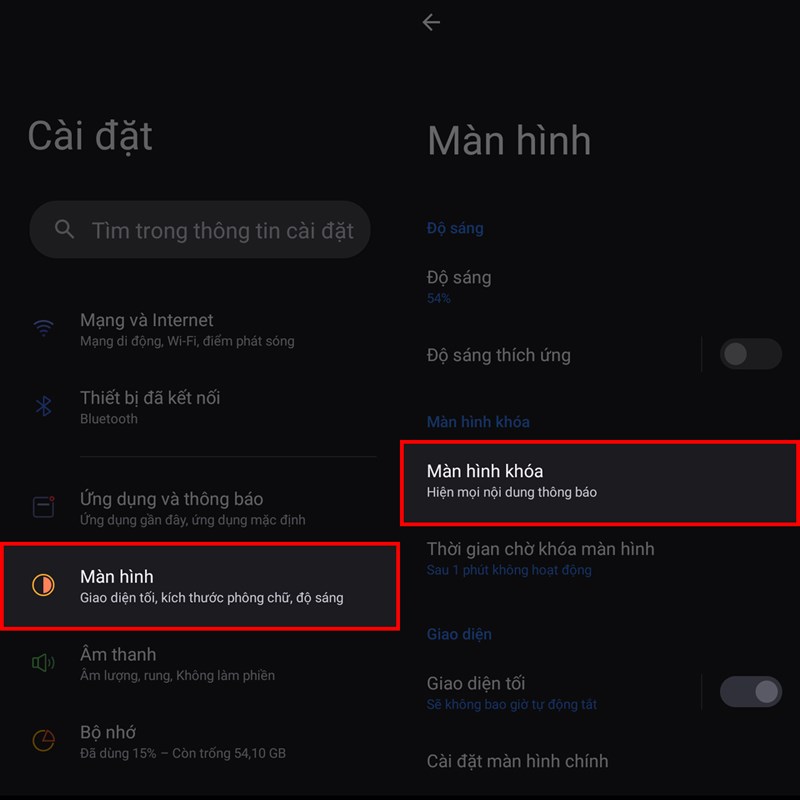 Cách bật tính năng nhấc điện thoại sáng màn hình trên realme C30s