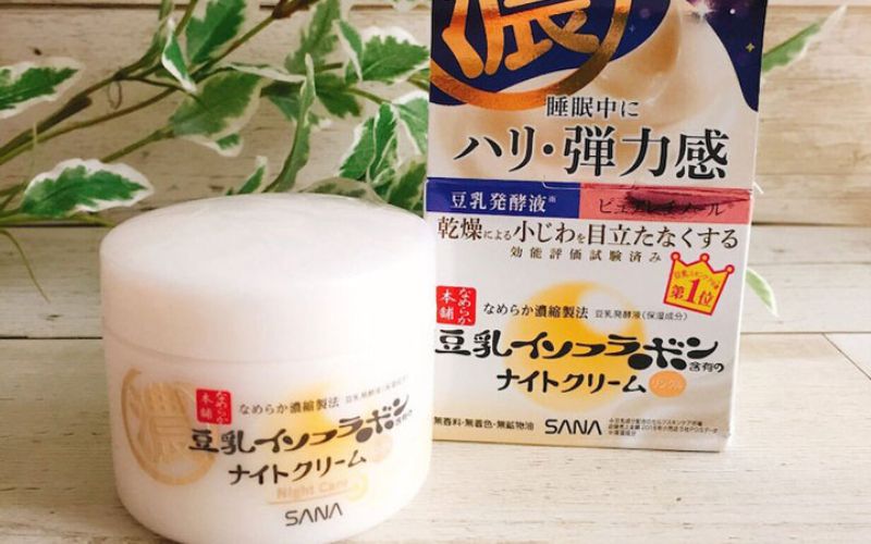 Thương hiệu Kem Sana Nameraka Wrinkle Night Cream Retinol Nhật