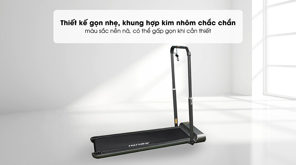 Máy Chạy Bộ Aguri AST-168 có thiết kế nhỏ gọn