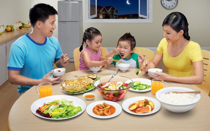 Vị trí ngồi khi ăn