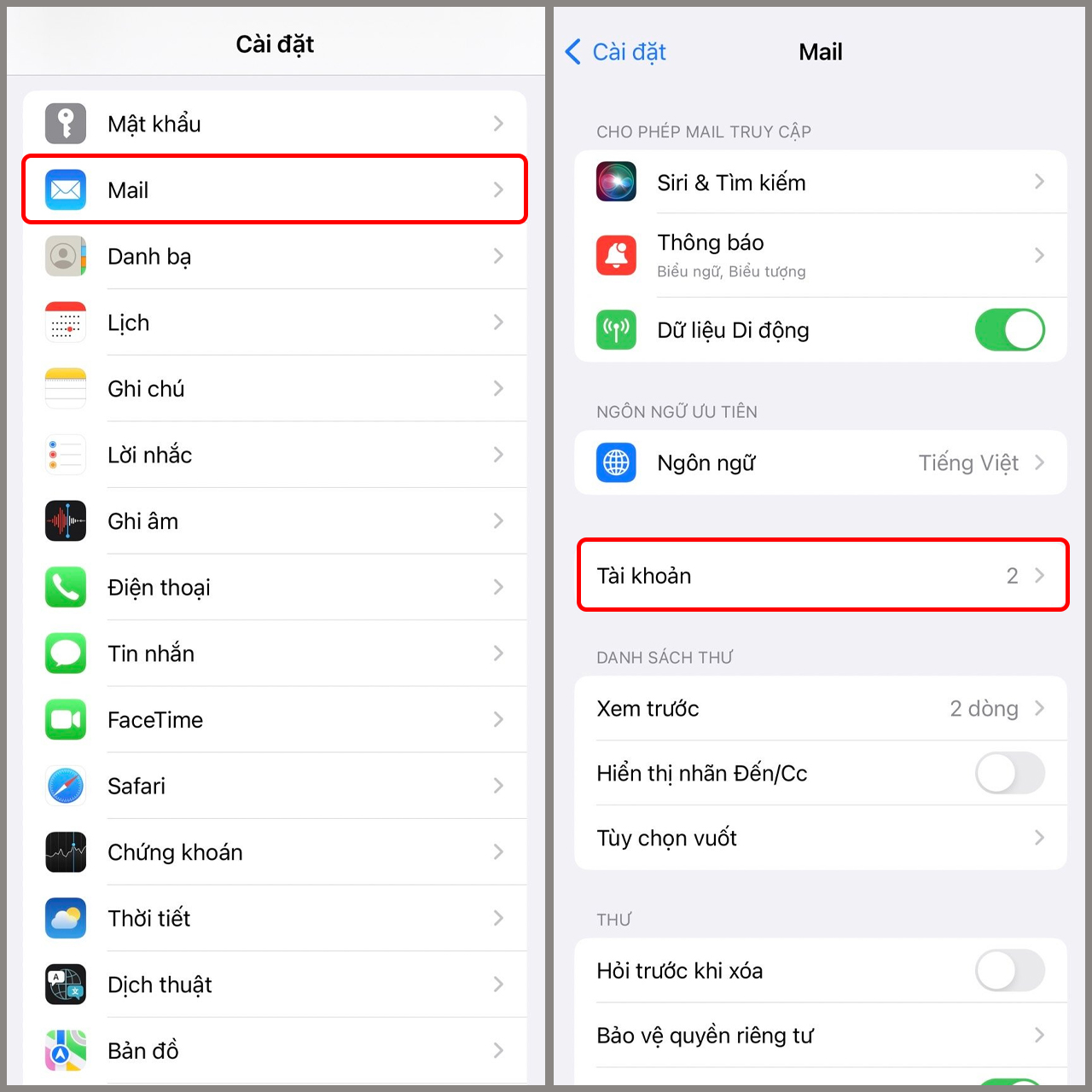 Cách chuyển danh bạ từ Android sang iPhone 