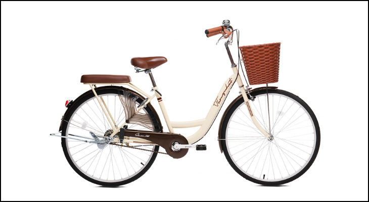 Xe đạp đường phố City Thống Nhất New 26 26 inch thiết kế đơn giản, dễ sử dụng, phù hợp cho người cao tuổi