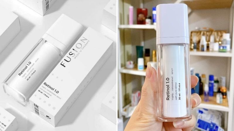 Về bao bì, thiết kế của retinol Fusion