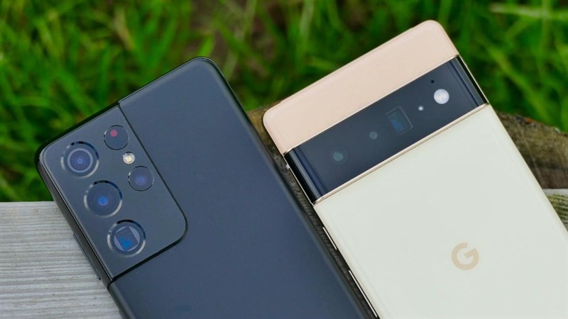 Google cần một lượng thời gian khủng để bắt kịp doanh số smartphone của Samsung (Ảnh: Digital Trends)