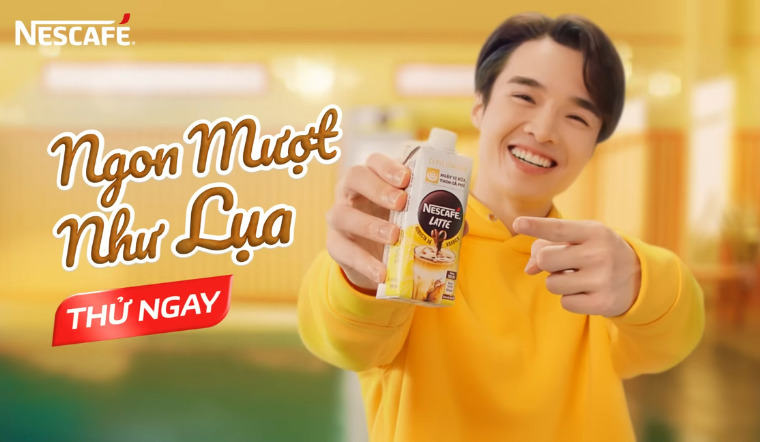 Thử ngay NESCAFÉ Latte uống liền mới, vị êm mượt như lụa