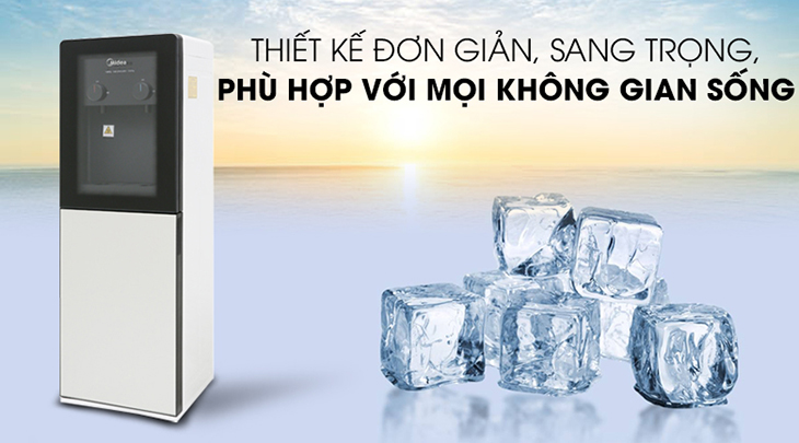 Cây nước nóng lạnh có thiết kế hiện đại, mang lại sự hài hòa cho mọi không gian