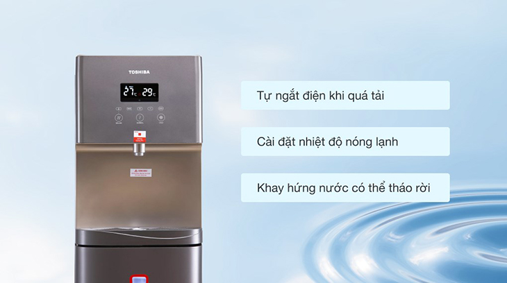 Cây nước nóng lạnh dễ dàng cài đặt nhiệt độ nóng lạnh tiện lợi