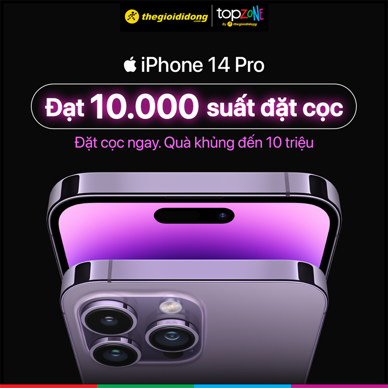 Vượt 10.000 suất cọc iPhone 14 Series