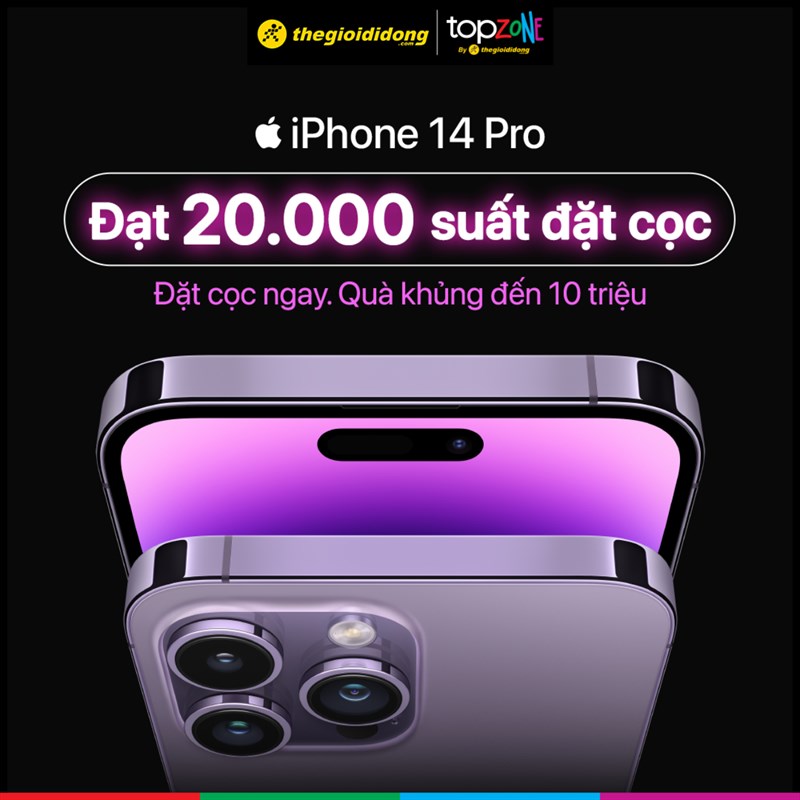 Không thể cản phá, 20.000 suất đặt cọc iPhone 14 Series chỉ trong vòng 12 giờ!