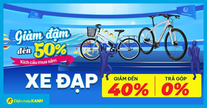 Kích cầu mua sắm - Xe đạp giảm đậm sâu đến 40%
