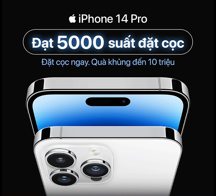Ảnh iPhone 14 series đạt 5000 suất đặt cọc Ảnh iPhone 14 Series đạt 5000 suất đặt cọc