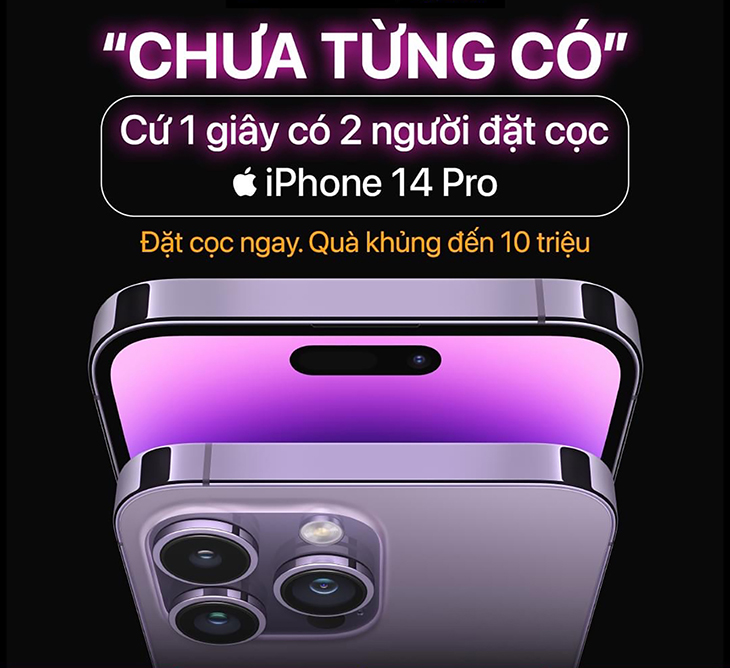 Ảnh iPhone 14 Series 1 giây 2 người đặt cọc Ảnh iPhone 14 Series 1 giây 2 người đặt cọc