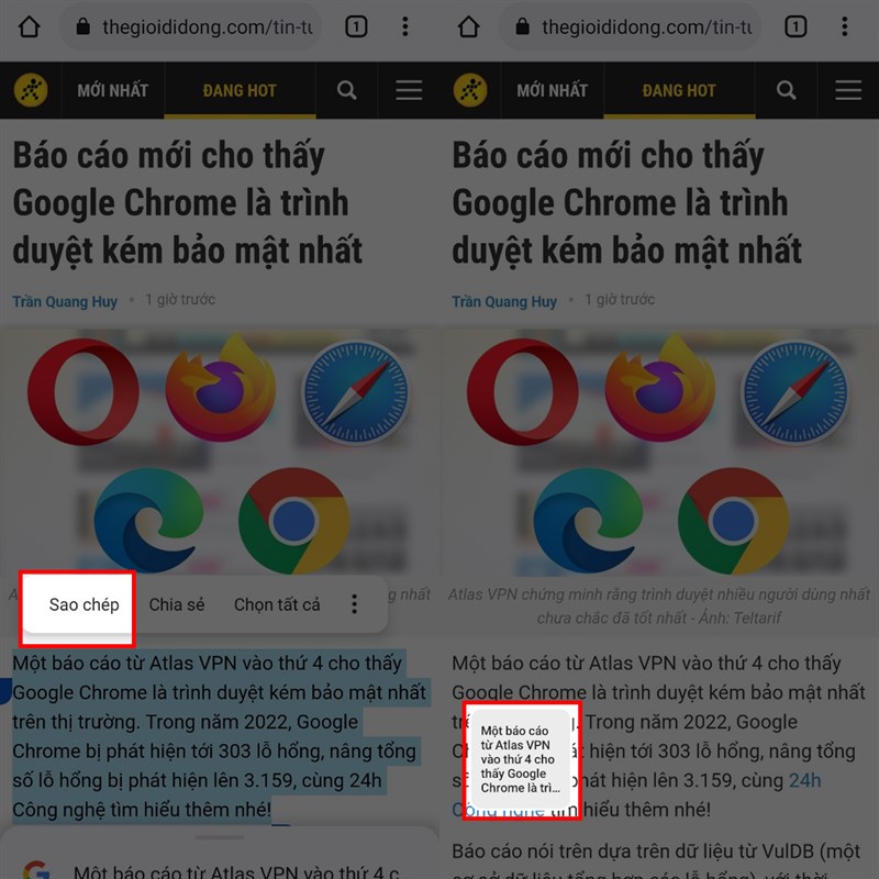 Cách chỉnh sửa sao chép trước khi dán trên Android 13