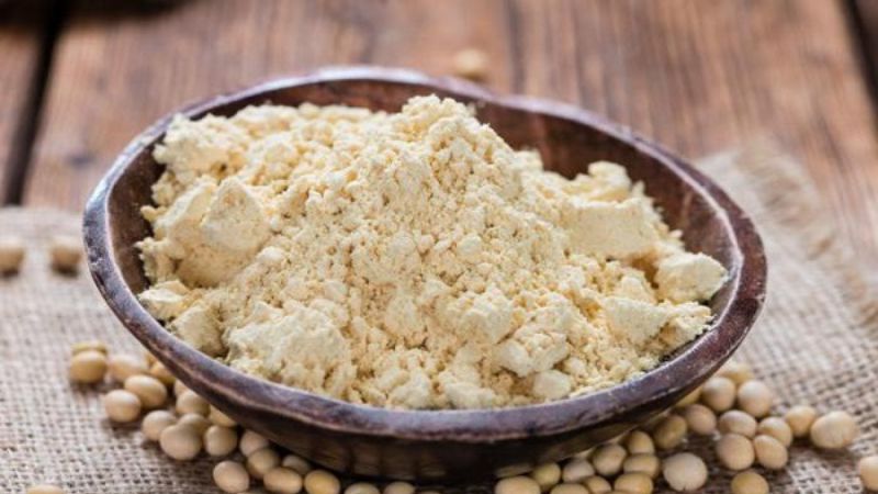 Soybean powder helps brighten, smooth, and healthy skin