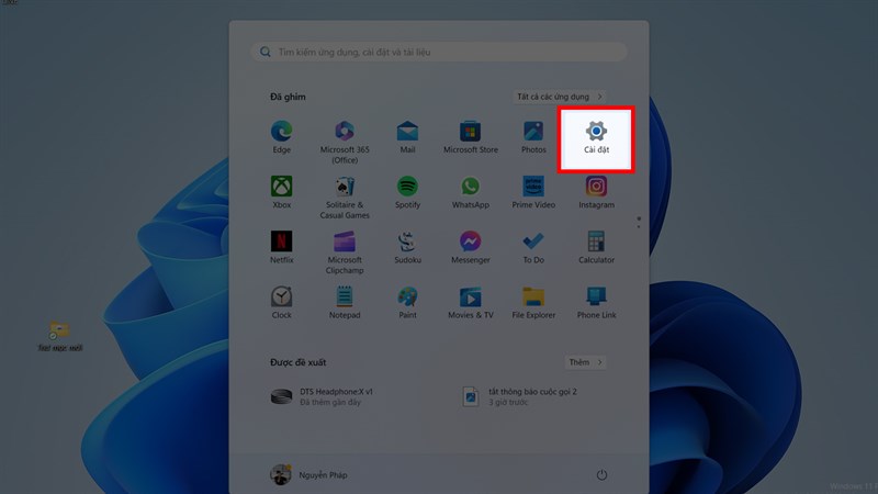 Cách bật hiển thị đồng hồ đếm giây trên Windows 11