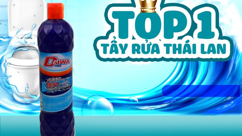 Tẩy rửa nhà tắm Daiwa màu tím