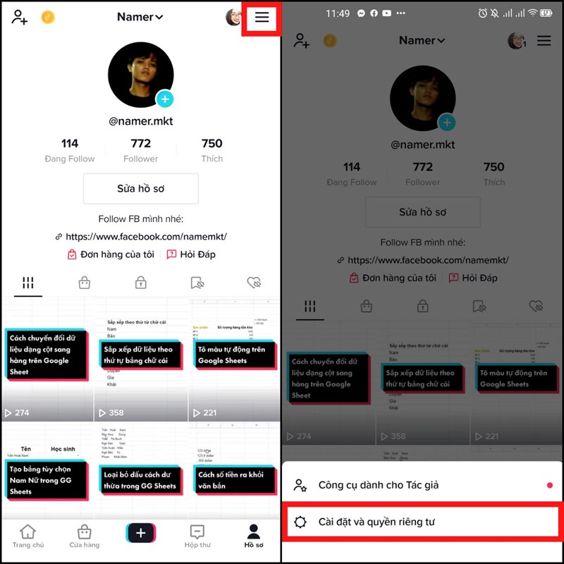 Cách tắt phụ đề video TikTok