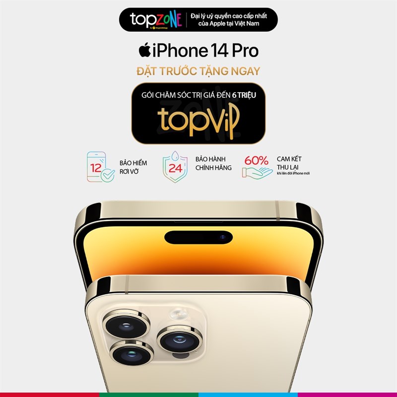 Ưu đãi khi mua iPhone 14 Series tại TopZone và TGDĐ