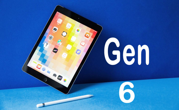 iPad Gen 6 có thể kết nối với Apple Pencil