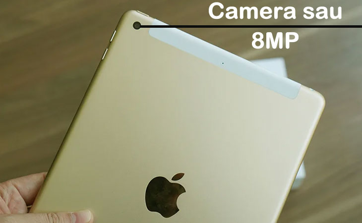 iPad Gen 5 và Gen 6 đều sở hữu cụm camera sau 8 MP