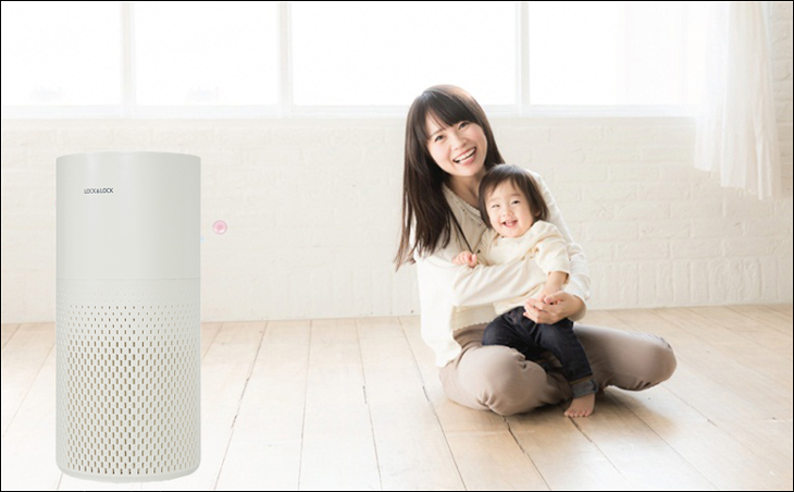 Máy lọc không khí Lock&Lock giúp gia tăng khả năng lưu thông không khí