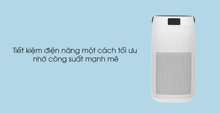 Máy lọc không khí Lock&Lock có khả năng tiết kiệm điện tối ưu nhờ công suất mạnh mẽ