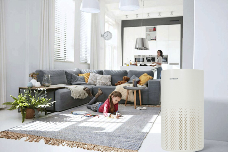 Máy lọc không khí Lock&Lock ENP126WHT 23W giúp bảo vệ sức khỏe cho các thành viên trong gia đình