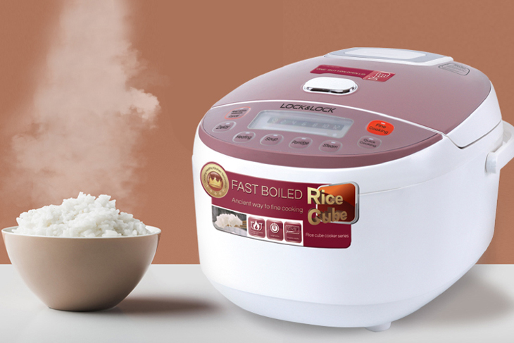 Nồi cơm điện Lock&Lock có thiết kế hiện đại, nhỏ gọn, tiết kiệm không gian bếp Nồi cơm điện Lock&Lock có thiết kế hiện đại, nhỏ gọn, tiết kiệm không gian bếp
