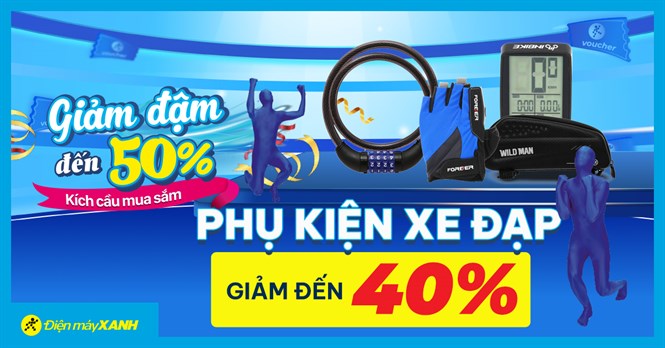 Kích cầu mua sắm - Săn deal phụ kiện xe đạp giảm sốc đến 40%