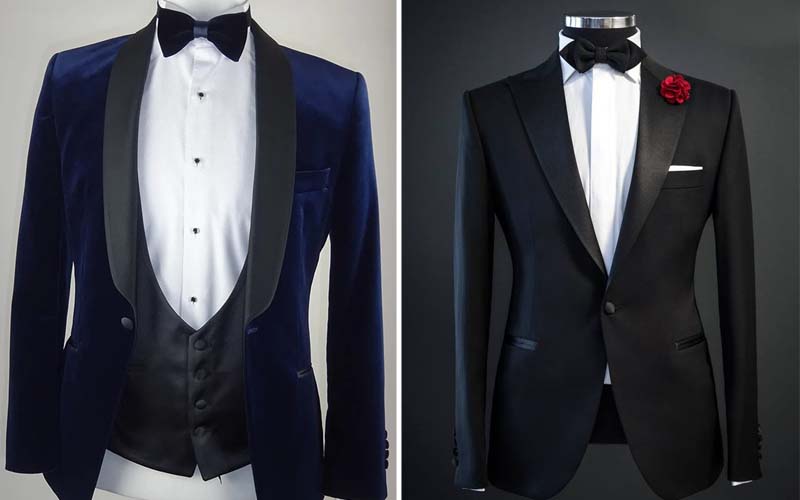 Vest cưới kiểu tuxedo