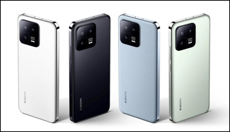 Xiaomi 13 phiên bản tại Trung Quốc có 4 tùy chọn màu sắc. Nguồn: Xiaomi.
