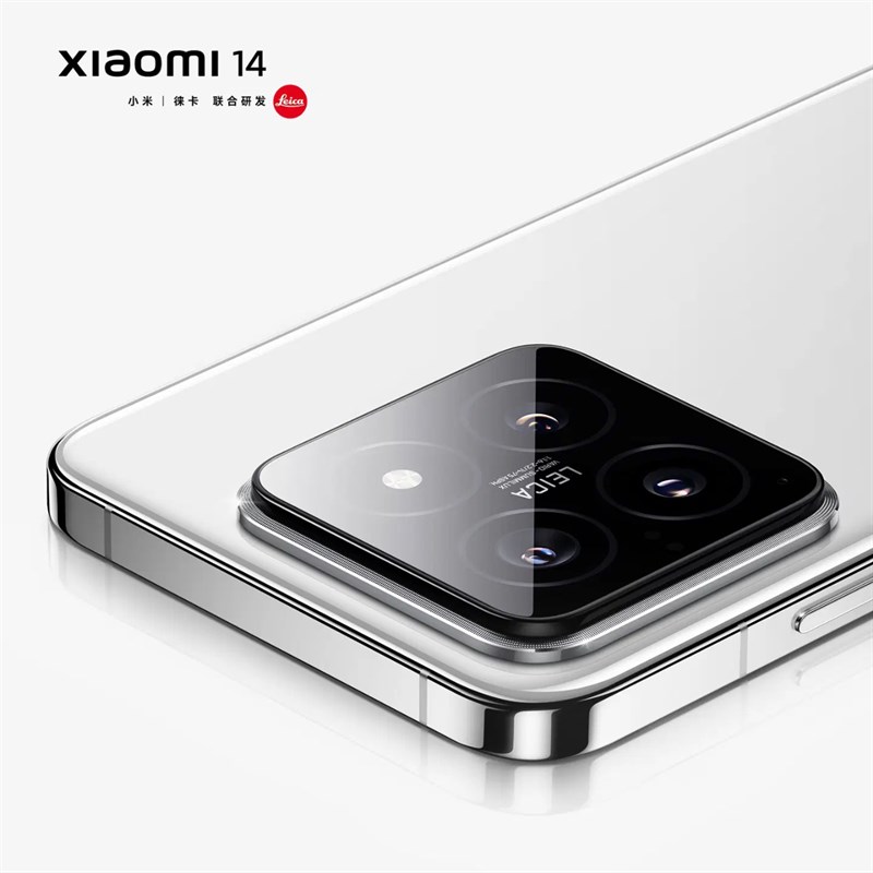 Thiết kế cụm camera sau của Xiaomi 14 có thay đổi về cách sắp xếp các ống kính so với Xiaomi 13. Nguồn: GSMChina.