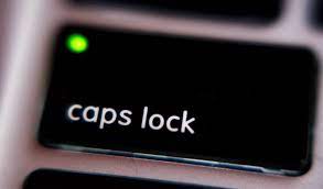 Caps Lock : Bật/tắt chế độ gõ chữ IN HOA 