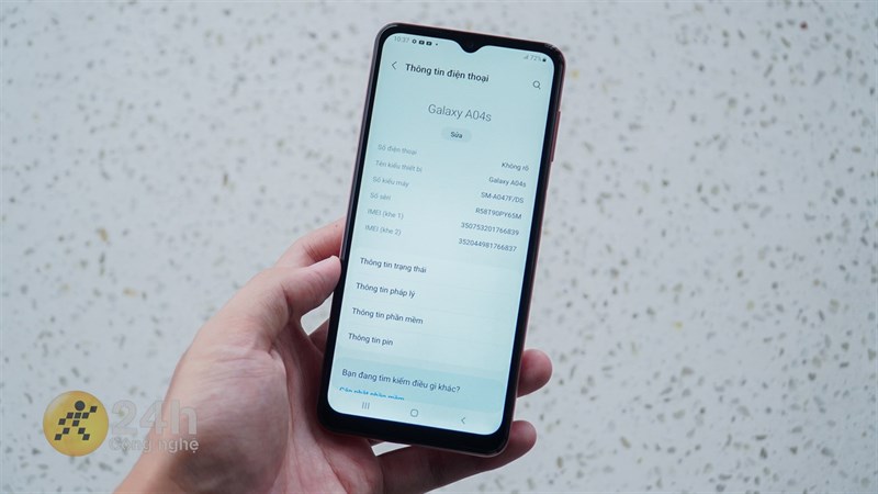 Đánh giá pin Galaxy A04s Đánh giá pin Galaxy A04s
