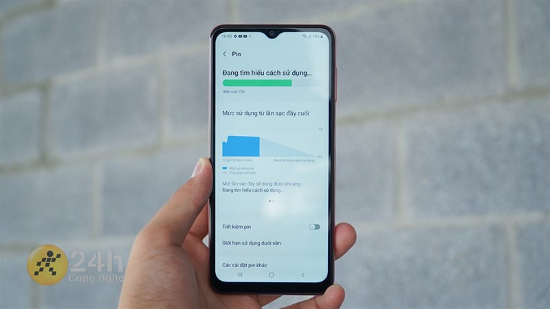 Đánh giá pin Galaxy A04s Đánh giá pin Galaxy A04s