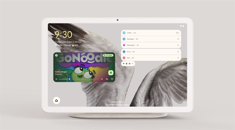 Sắp xếp nội dung trên màn hình khóa rất đẹp