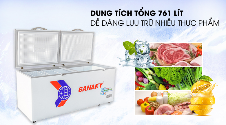 Tủ đông Sanaky truongptdtntthptdienbiendong.edu.vner 761 lít VH-8699HY3