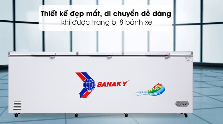 Tủ đông Sanaky 900 lít VH-1199HY