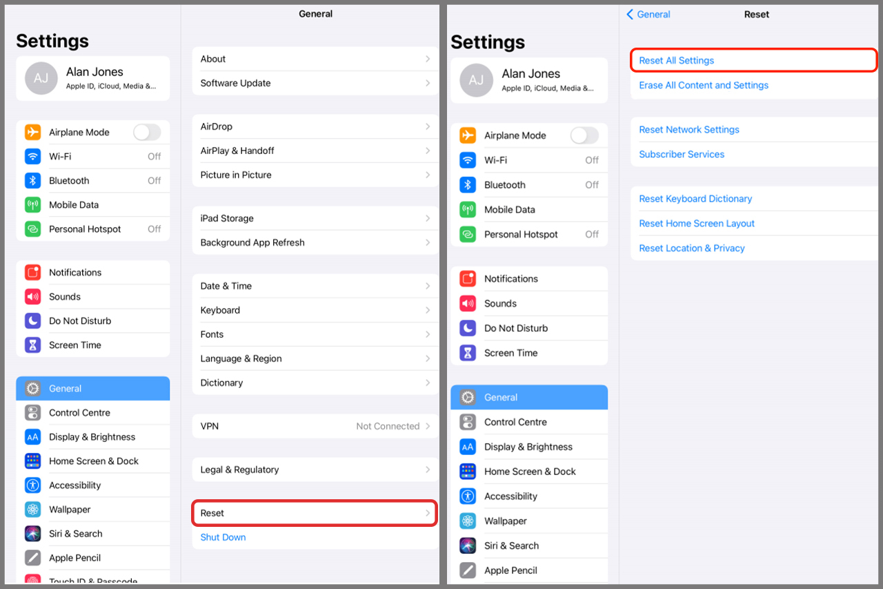 Cách sửa lỗi iPad bị loạn cảm ứng