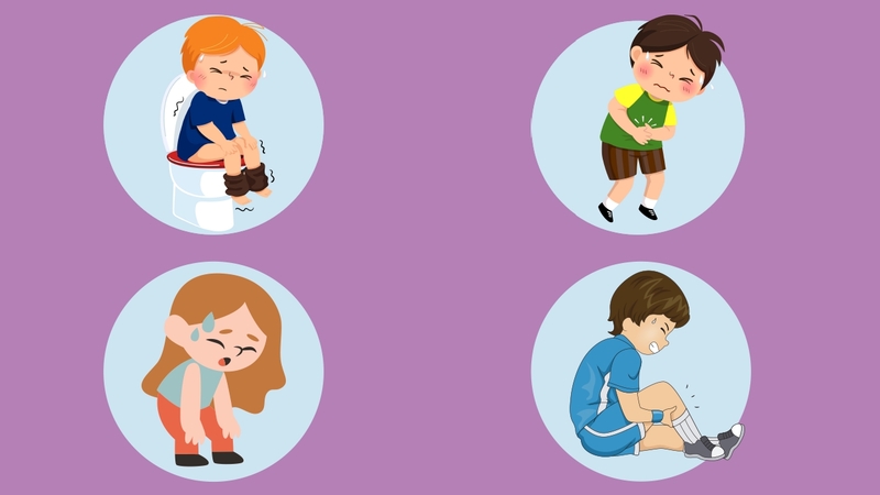 Một số triệu chứng viêm ruột thường gặp, như: tiêu chảy, đau bụng, mệt mỏi, chuột rút... 
