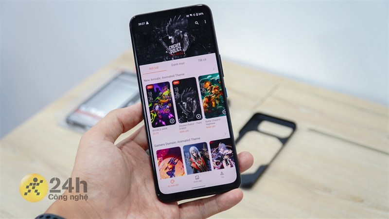 ASUS ROG Phone 7 sẽ sở hữu màn hình AMOLED kích thước 6.7 inch độ phân giải Full HD+.