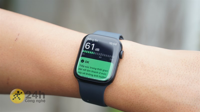 Apple Watch Series 8 năm nay có thể nhận biết được tiếng ồn xung quanh.